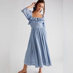 Free People midi oasis dress